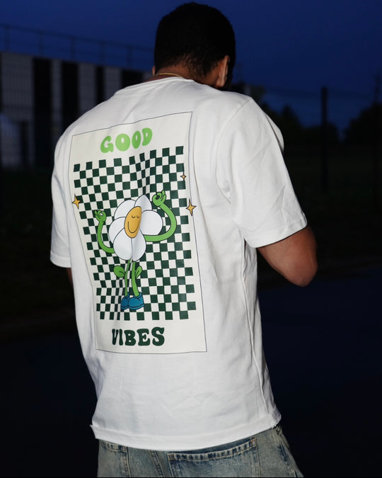 t-shirt - good vibes