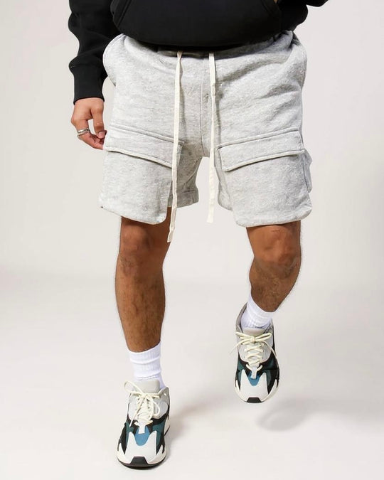 cargo shorts - grey